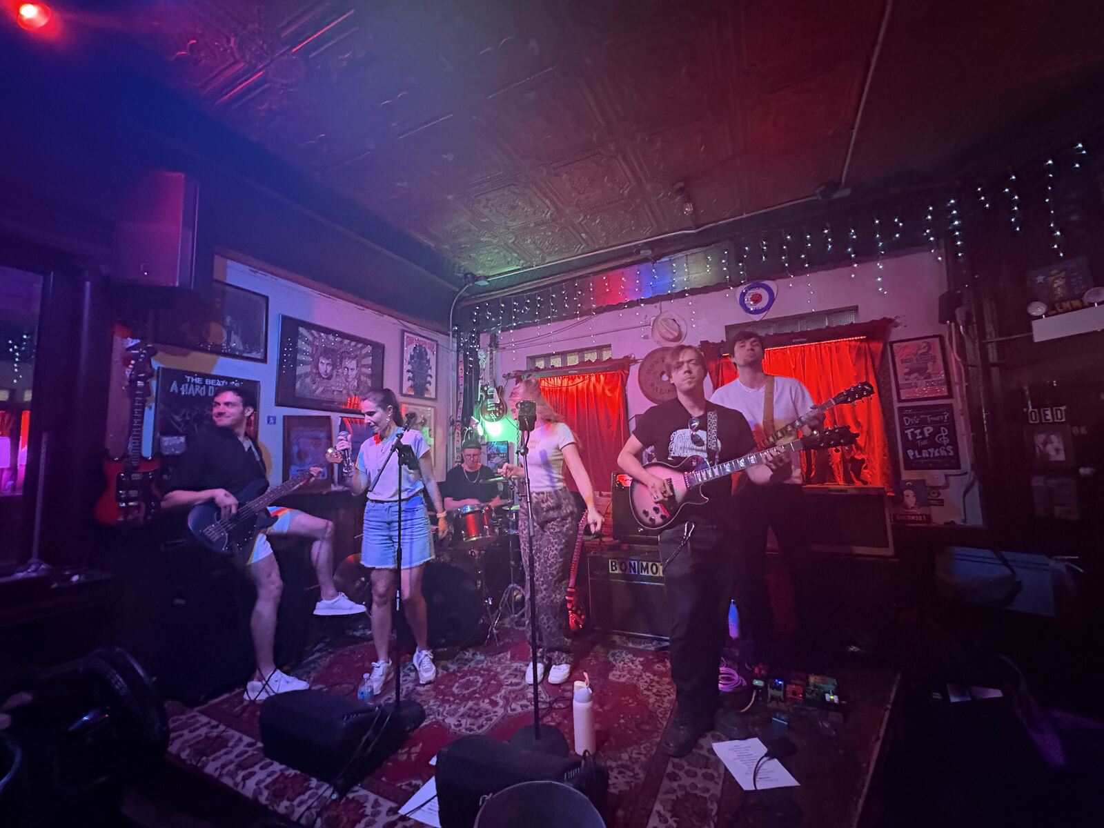 Midwest Honey playing a full six-piece set at Montrose Saloon