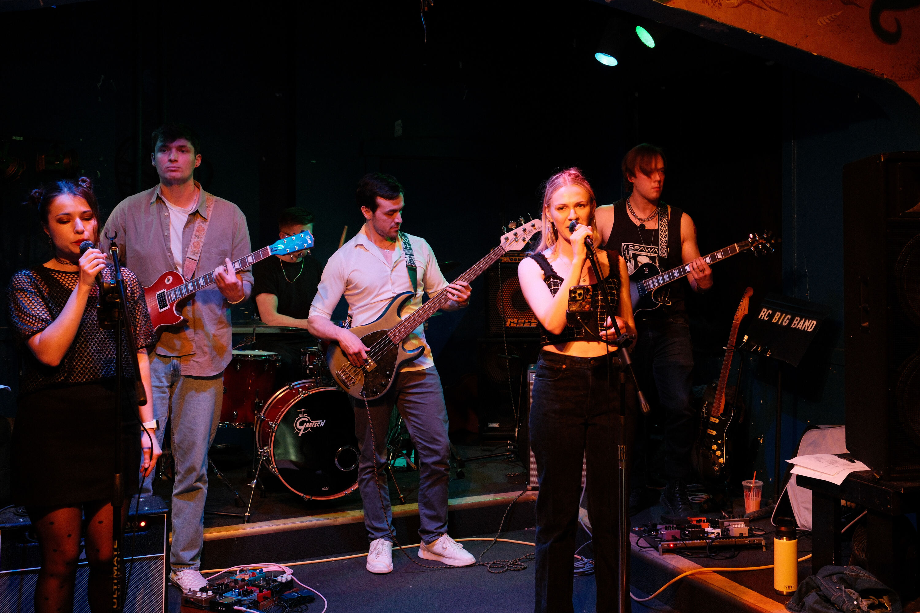 Midwest Honey playing a full set on stage